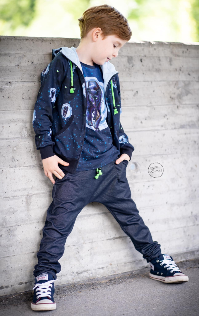 E-Book Fadenkäfer Sweat-Jacket Kids, english