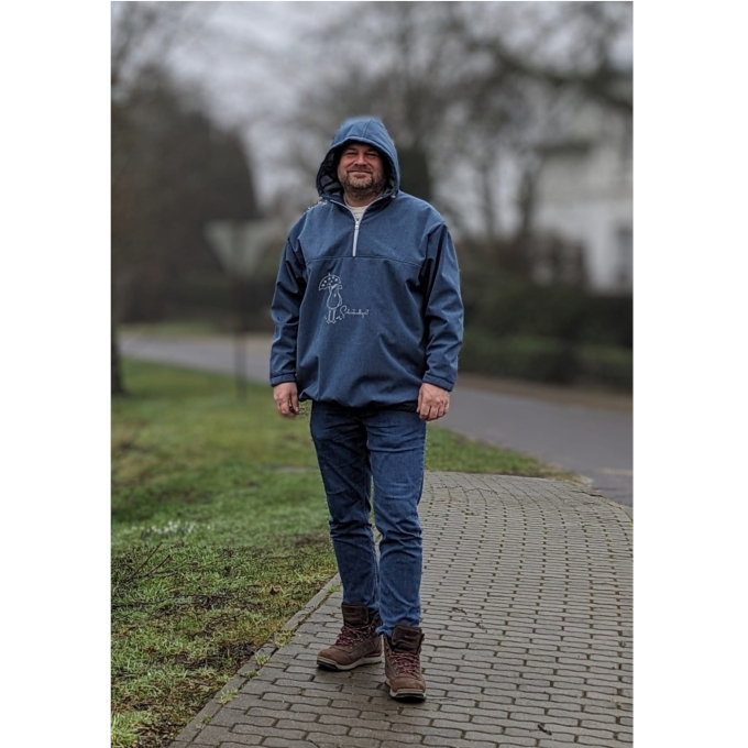 Patron k-way enfant pdf Windbreaker femme & homme Fadenkäfer, en allemand