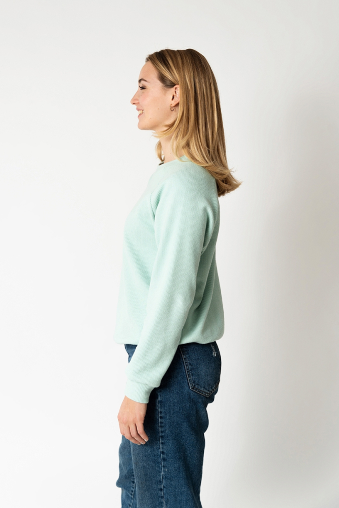 Patron sweat-shirt / pullover raglan femme pdf FashionTamTam, en allemand