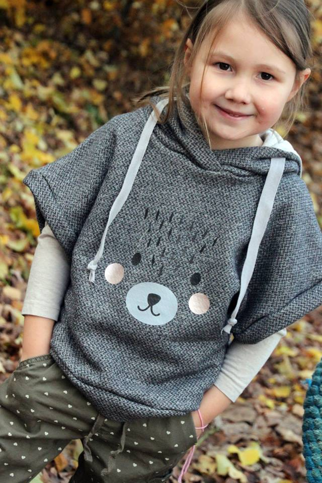 Patron cardigan enfant pdf Caty FeeFeeFashion, en allemand