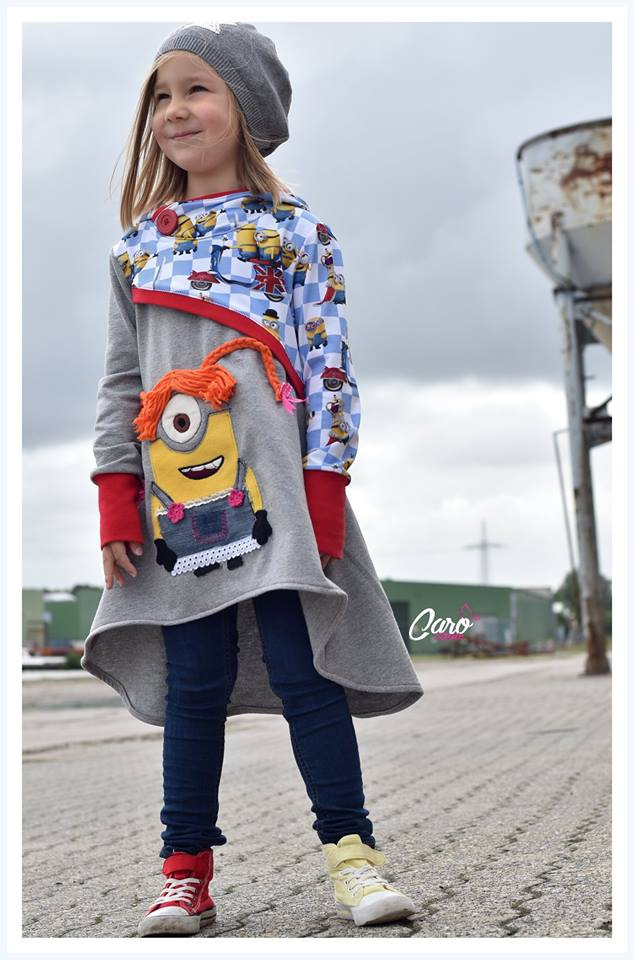 Patron sweat-shirt enfant pdf Issy FeeFeeFashion, en allemand
