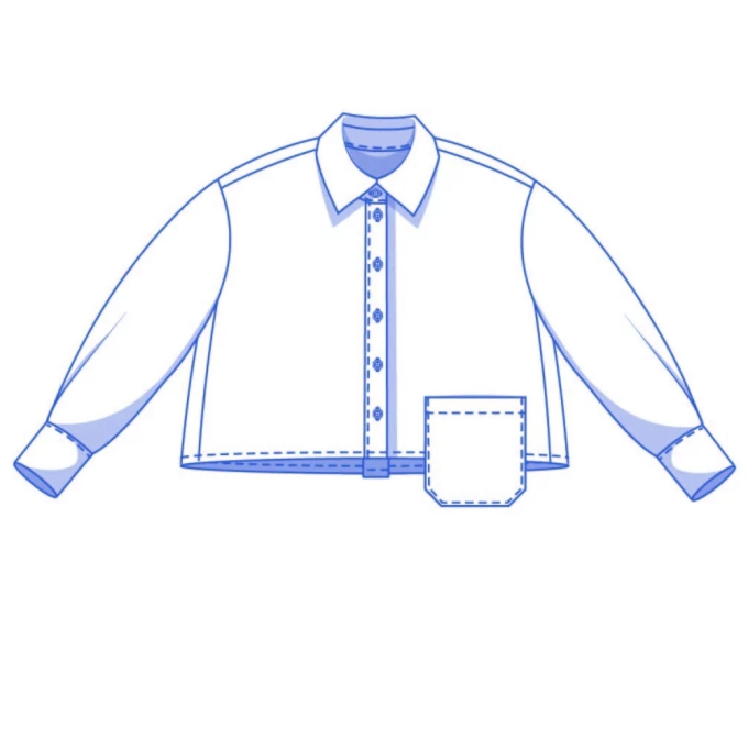 E-Book Fibre Mood Blouse Lydia, english