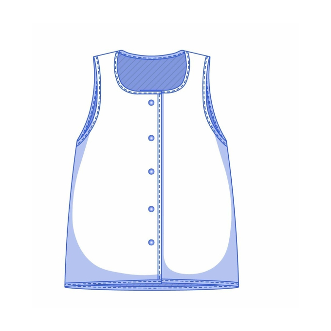 Patron Fibre Mood bodywarmer femme pdf Ember, en français