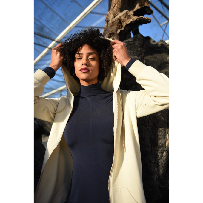 Patron Fibre Mood veste sweat femme pdf Hazel, en français