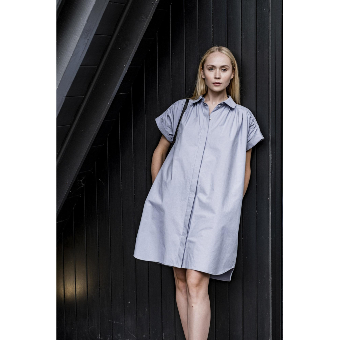 Patron Fibre Mood robe chemise femme pdf Augusta, en français