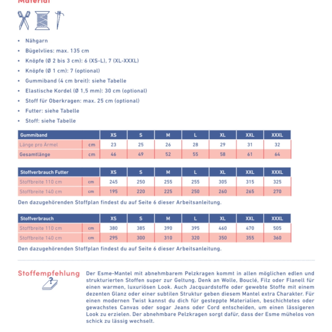 E-Book Fibre Mood Mantel Esme Damen