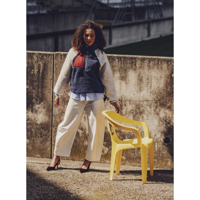 Patron Fibre Mood pull femme pdf Elan, en français