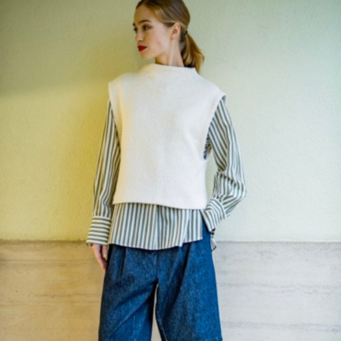 Patron Fibre Mood top femme pdf Mona, en français