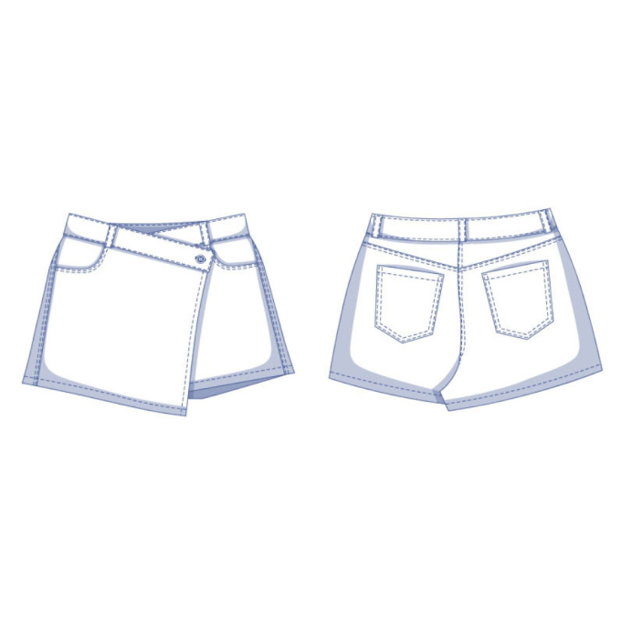 E-book Fibre Mood Skort Bruna, Nederlands