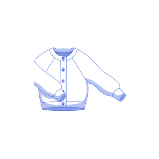 E-book Fibre Mood Cardigan Donna, Nederlands