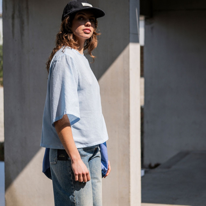Patron Fibre Mood top femme pdf London, en français
