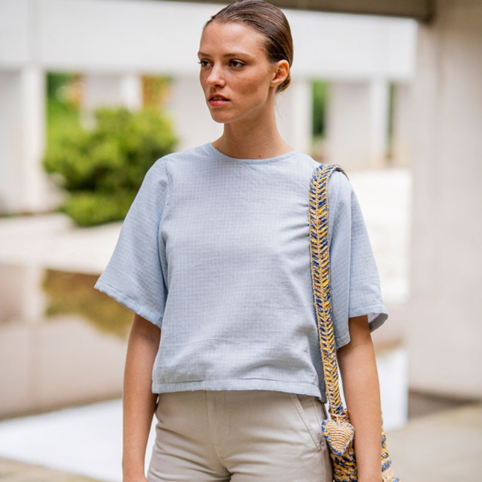 Patron Fibre Mood top femme pdf London, en français