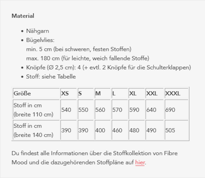 E-Book Fibre Mood Trenchcoat Martha, nederlands