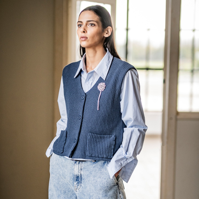E-book Fibre Mood Gilet Zehra, Nederlands