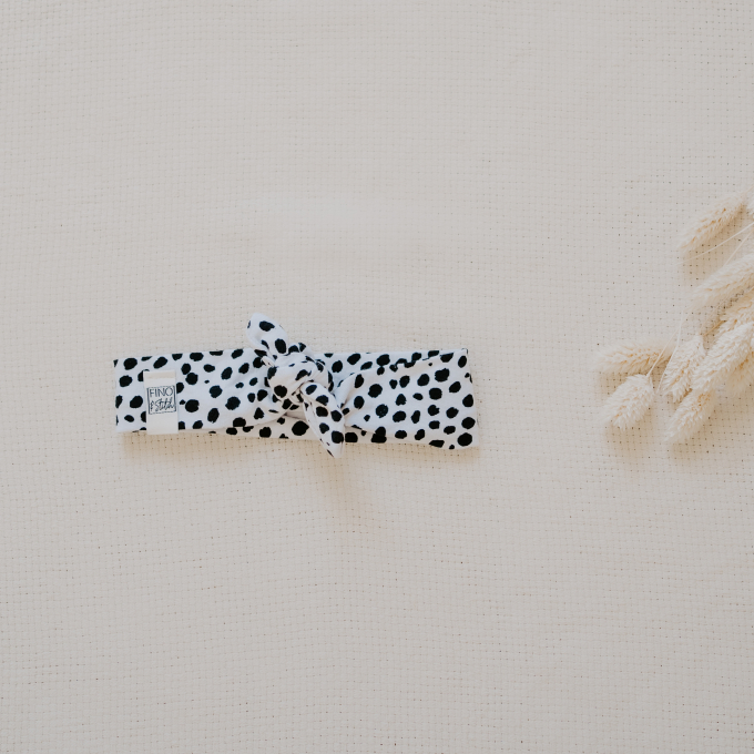 Patron bandeau pour cheveux bébé pdf Aria Fino & Stitch, en allemand