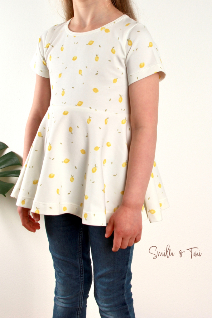 Patron robe / t-shirt enfant pdf Immergrün & Minigrün Firlefanz, en allemand