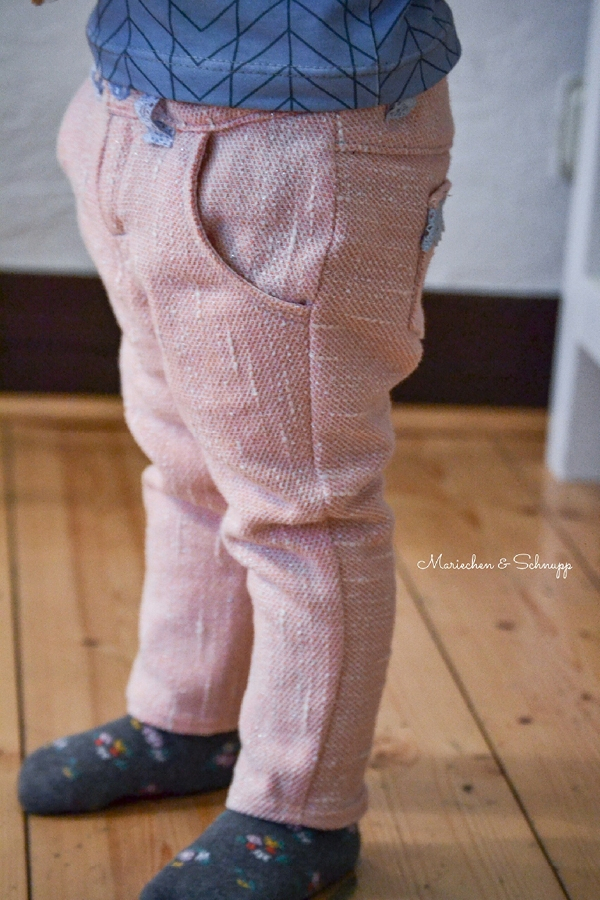 Patron jean/pantalon jogging /short enfant pdf Wilde Möhre Firlefanz, en allemand
