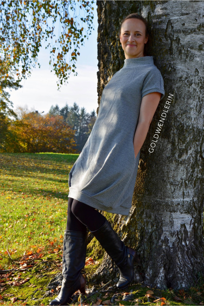 Patron robe sweat femme pdf Hagebutte Firlefanz, en allemand