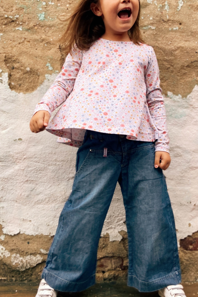 Patron robe / t-shirt enfant pdf Koriander Firlefanz, en allemand