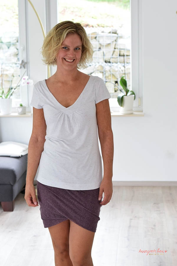 Patron robe / t-shirt femme pdf Lavendula Firlefanz, en allemand