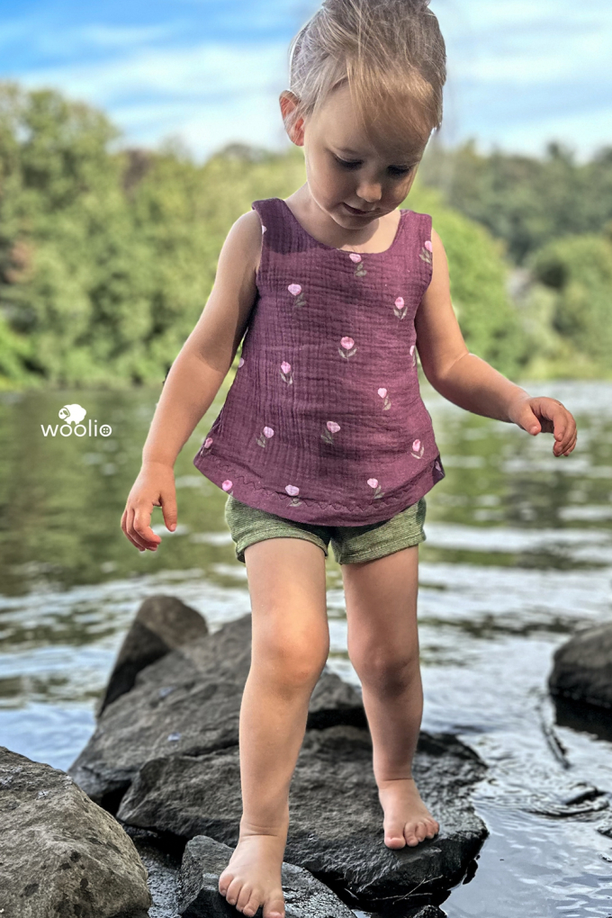 Patron robe / top enfant pdf Orangella Firlefanz, en allemand