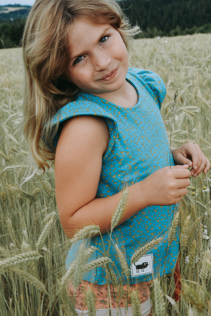 Patron robe / top enfant pdf Orangella Firlefanz, en allemand