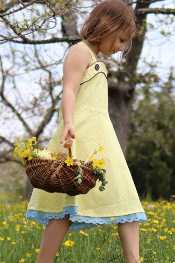 Patron robe enfant pdf Kornblume Firlefanz, en allemand