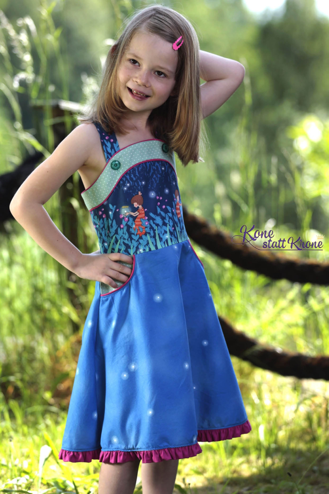 Patron robe enfant pdf Kornblume Firlefanz, en allemand