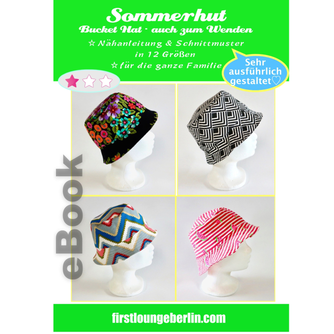 E-Book Firstlounge Berlin Bucket Hat Sommerhut, german