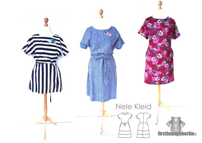 Patron robe femme pdf Nele Firstlounge Berlin, en allemand