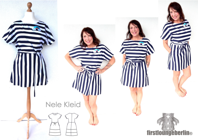 Patron robe femme pdf Nele Firstlounge Berlin, en allemand