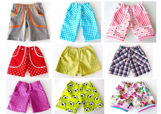 Patron short enfant pdf Firstlounge Berlin, en allemand