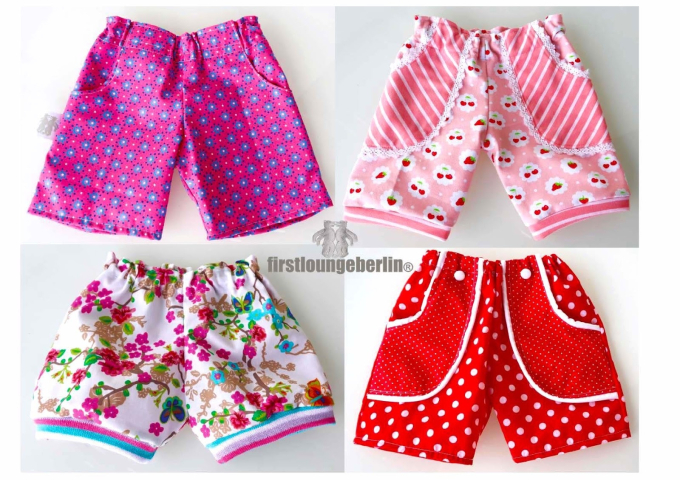 Patron short enfant pdf Firstlounge Berlin, en allemand