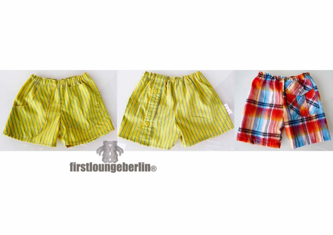 Patron short enfant pdf Firstlounge Berlin, en allemand