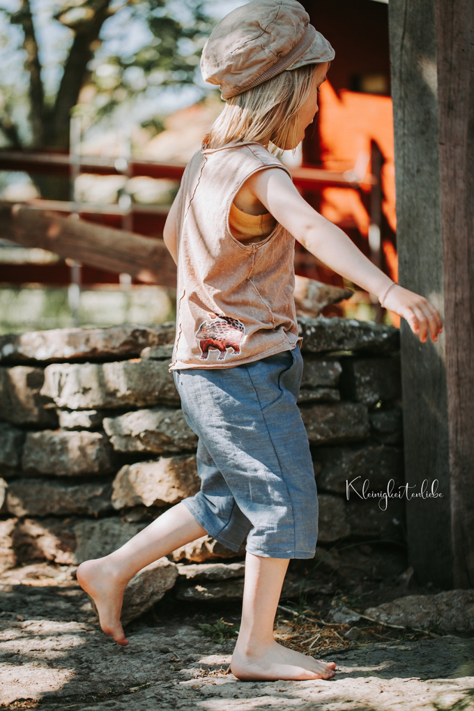 Patron short enfant pdf Firstlounge Berlin, en allemand