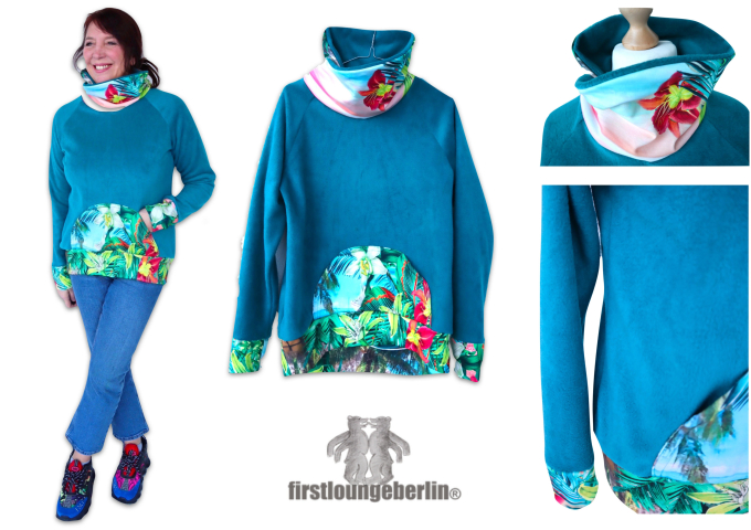 E-Book Firstlounge Berlin Vokuhila Damen Sweater, duits