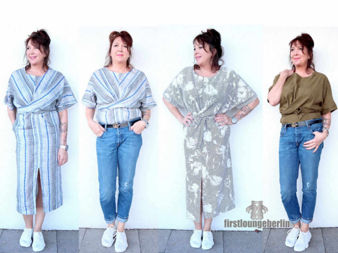 Patron robe femme pdf Wrap Firstlounge Berlin, en allemand