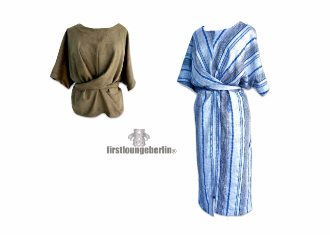 Patron robe femme pdf Wrap Firstlounge Berlin, en allemand