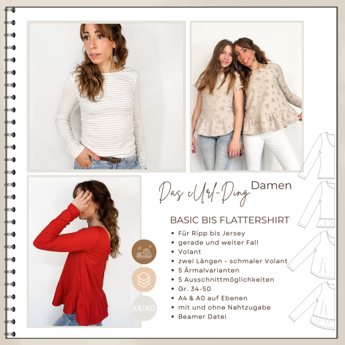 E-Book Four Chapter Das Damen cUrl-Ding, Duits