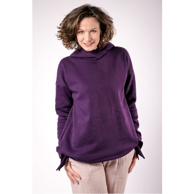 E-book Four Chapter Das geknotete Damen Drüberding Hoodie, Duits