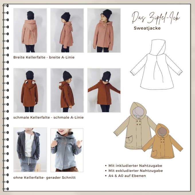E-Book Four Chapter Das Zipfel-Ick Sweatjacke Kids