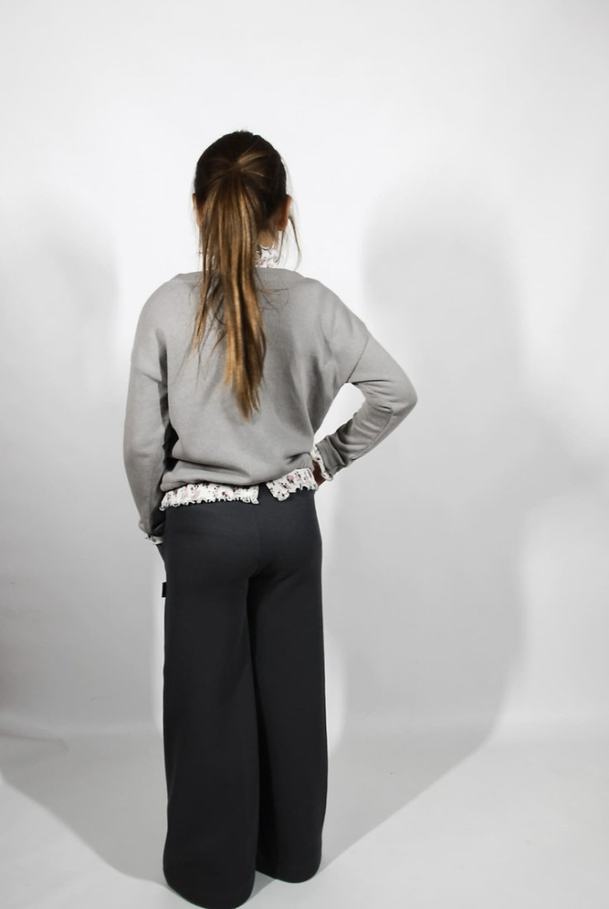 Patron pantalon enfant pdf ToMa(te) Wide Leg Four Chapter, en allemand