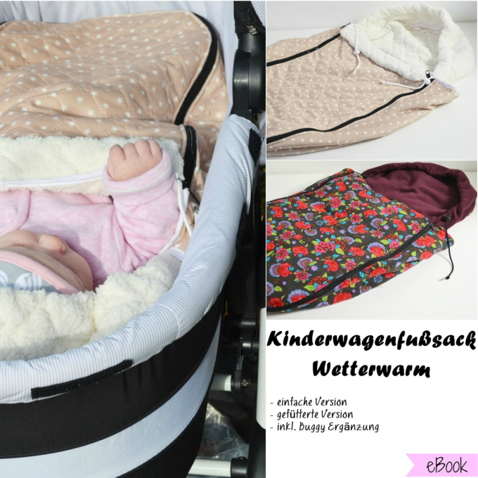 E-Book Fräulein An Kinderwagenfußsack Wetterwarm