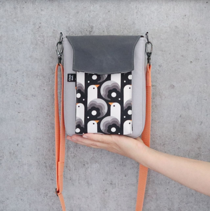 E-book Frau Schnitte Crossbody Bag Kleine Bjelle, Duits