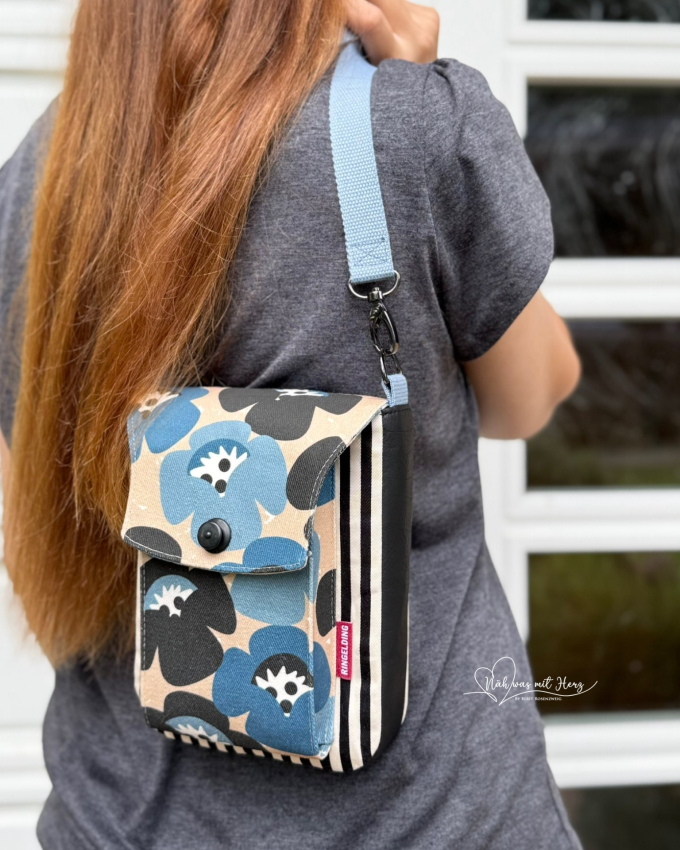 E-book Frau Schnitte Crossbody Bag Kleine Bjelle, Duits