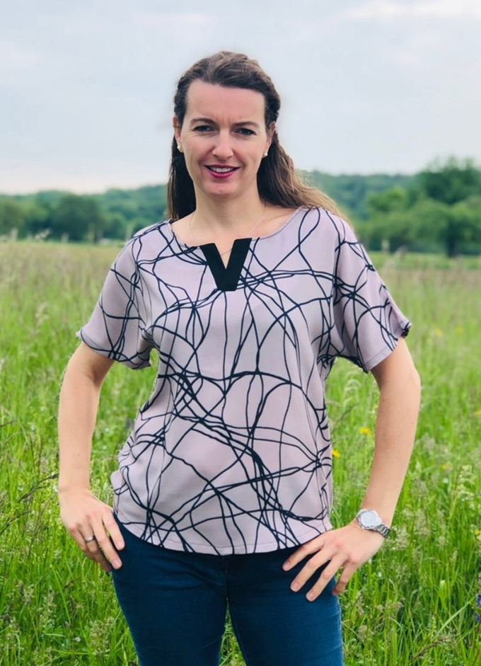 E-Book Frau Schnitte Shirtblouse Bente mt. 36-46, Duits