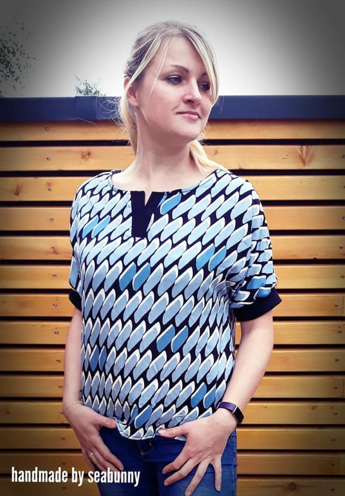 E-Book Frau Schnitte Shirtblouse Bente mt. 36-46, Duits