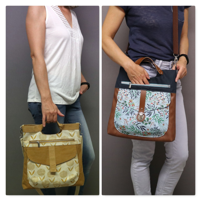 E-Book Frau Schnitte Tasche Yve, german