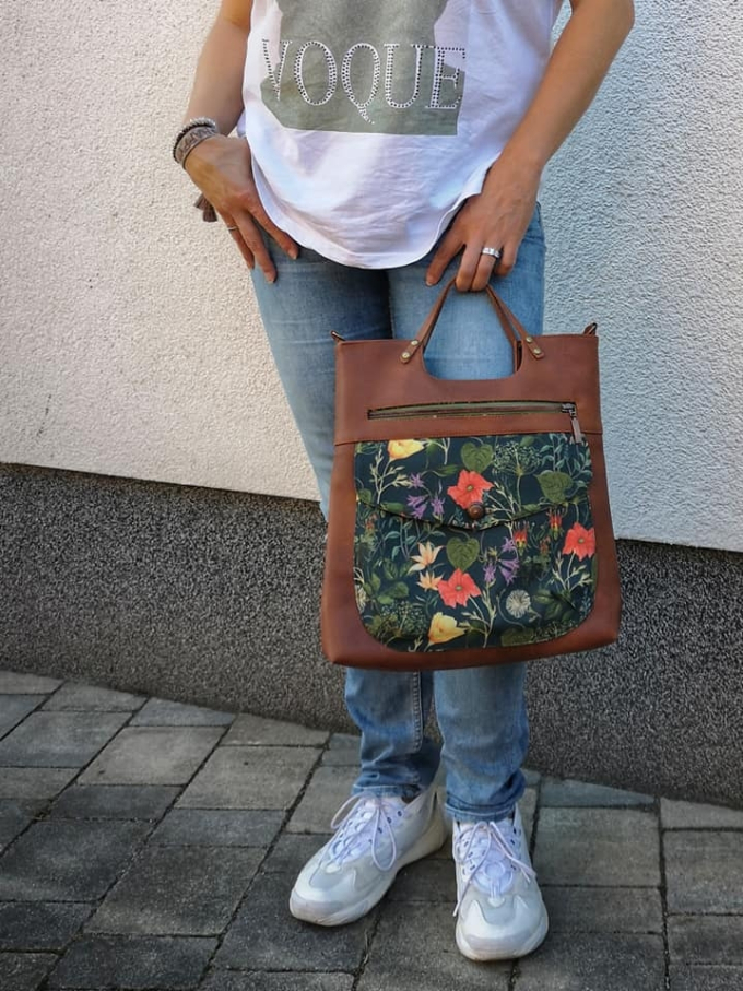 E-Book Frau Schnitte Tasche Yve, german