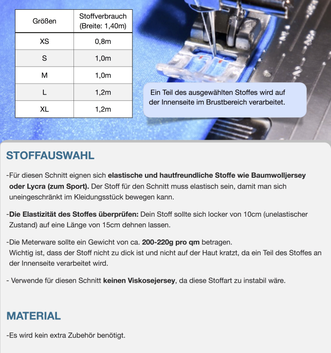 E-Book Hanna Louise Damen Top Paula, german